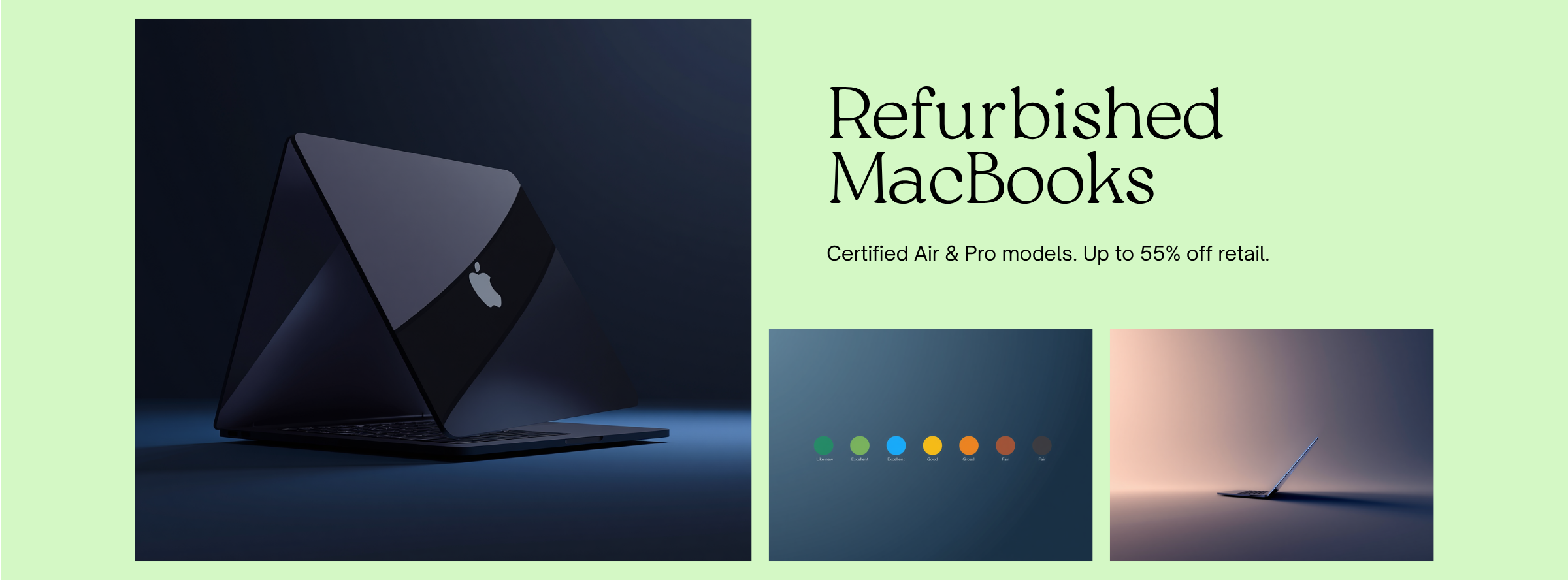 Refurbished MacBooks by IO Circle